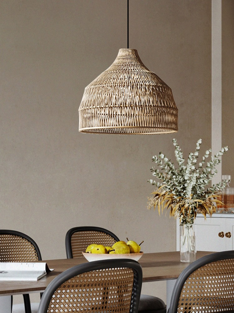 Outdoor Furniture Sale - Plafonnier Suspendu en Rotin au Design