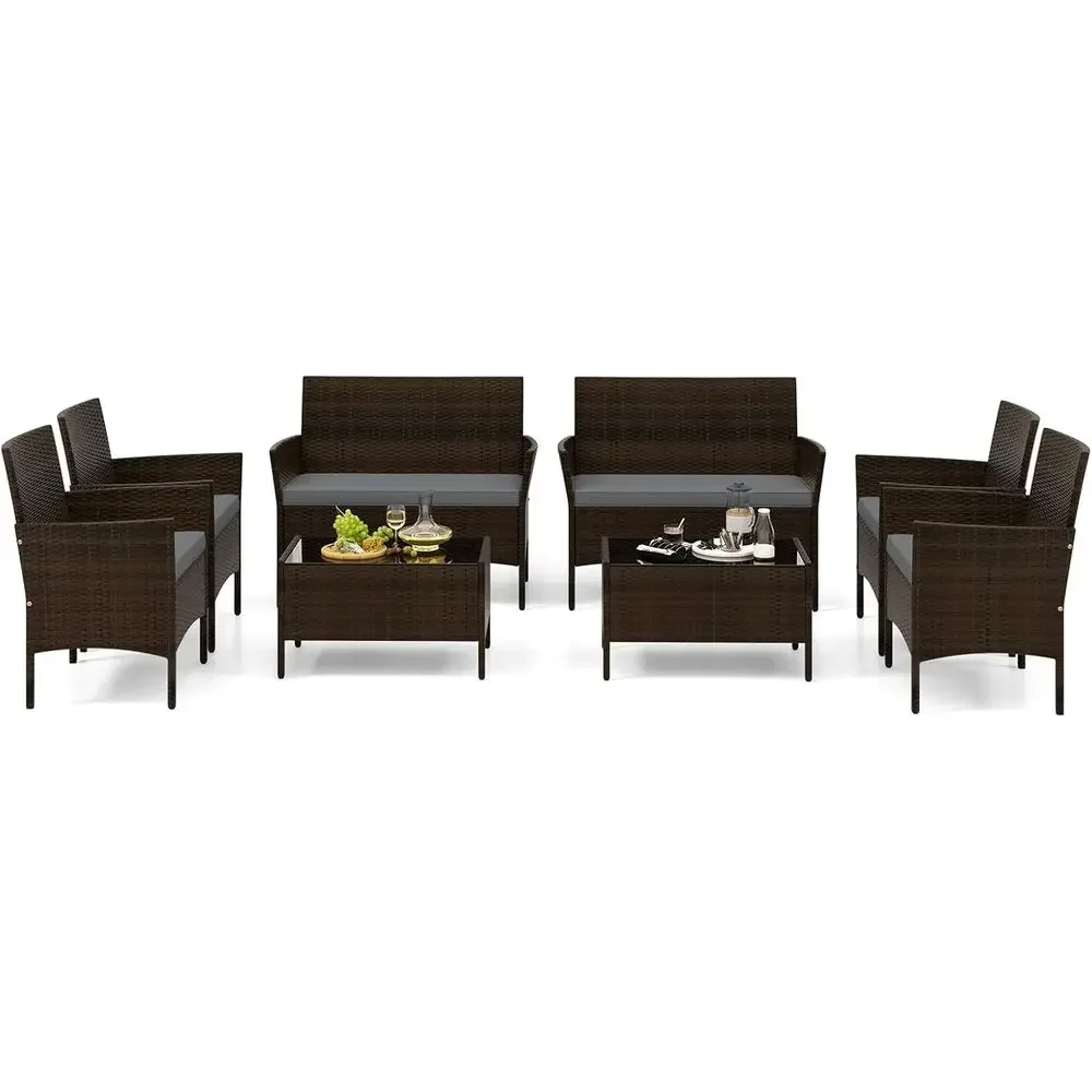Outdoor Furniture Grey - Ensemble de meubles de patio en