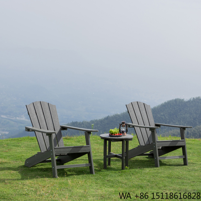 Outdoor Furniture Recycled Plastic - Chaises Adirondack pliantes de jardin en