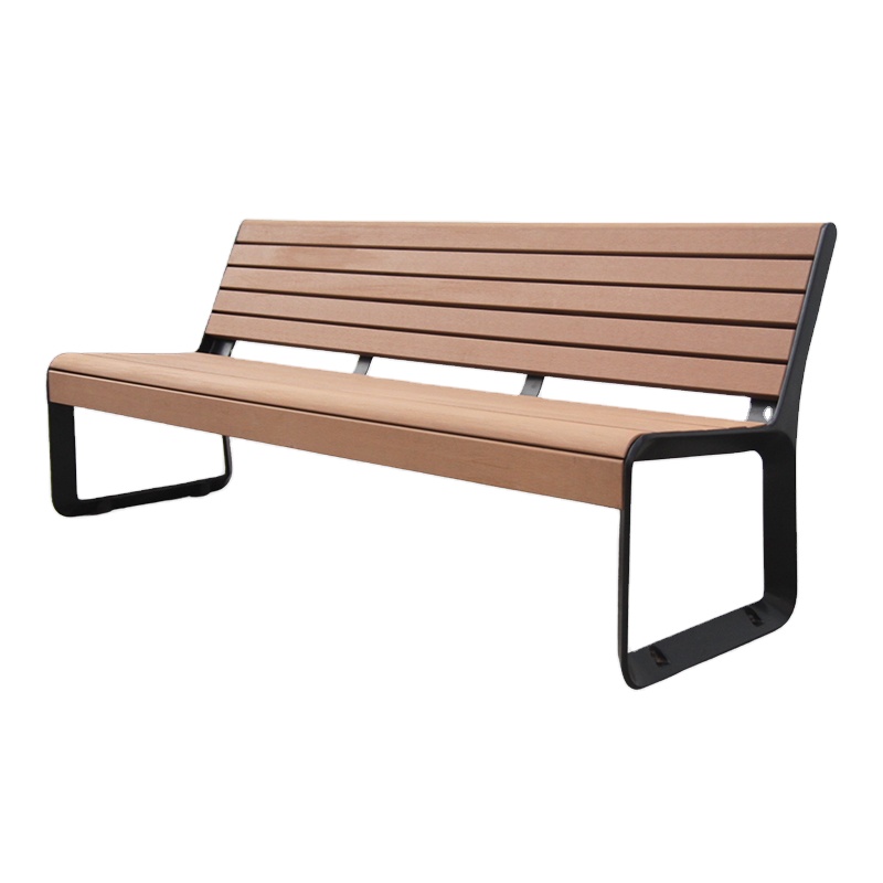Outdoor Furniture Recycled Plastic - Banc d'extérieur à lattes en bois