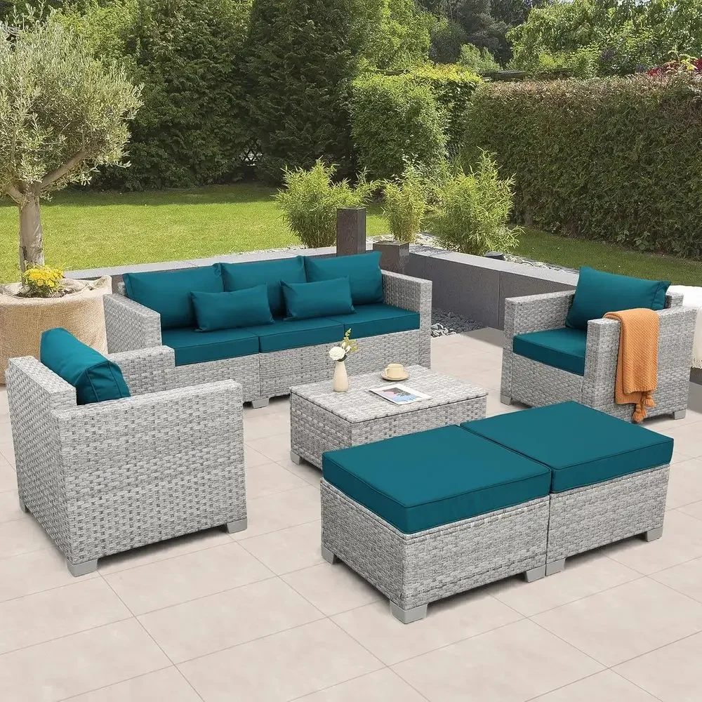 Outdoor Furniture Grey - Ensemble de meubles de patio d'extérieur