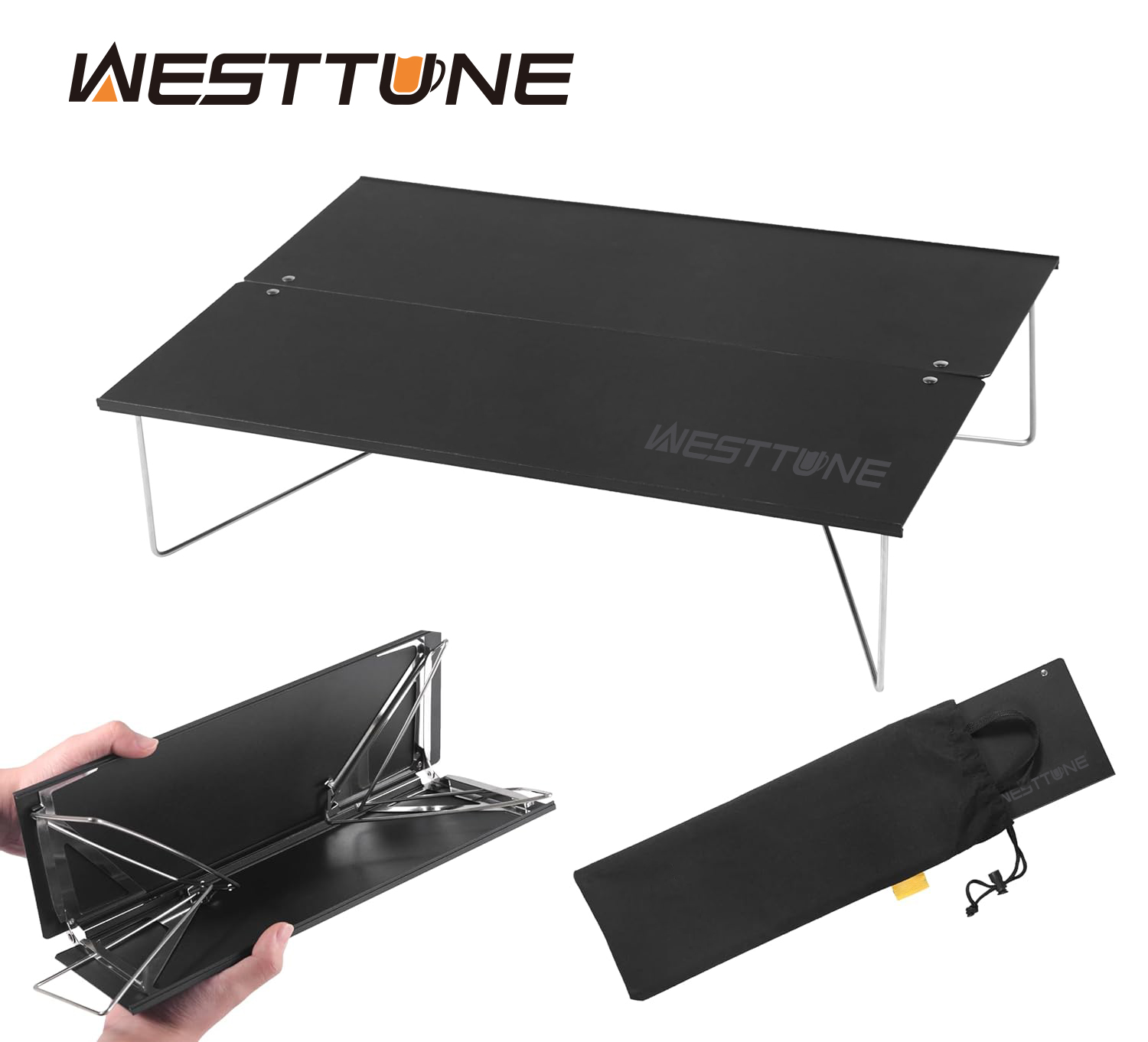 Outdoor Furniture Usa - WESTTUNE Mini Table de Camping compacte
