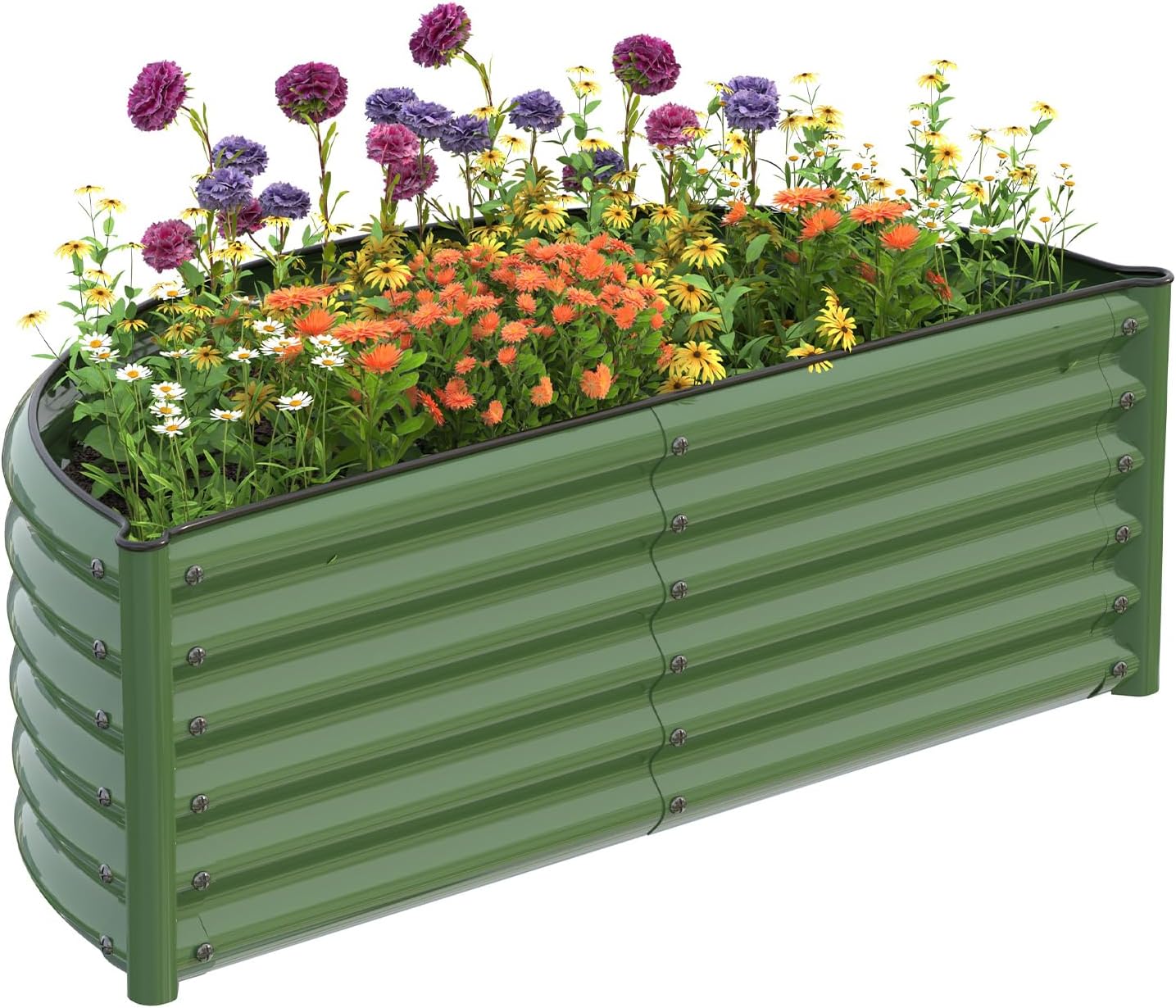 Planter Raised Metal - Bac de jardin surélevé galvanisé pour