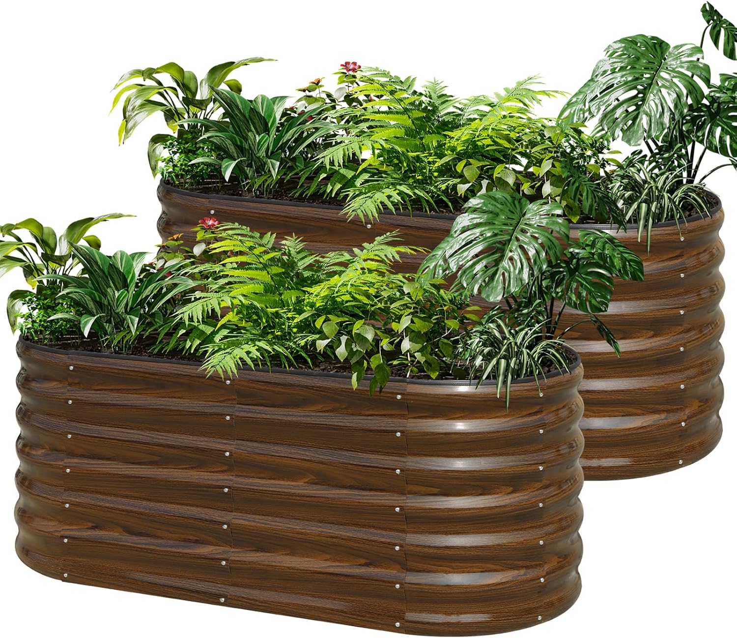 Planter Raised Metal - Kit de jardinière surélevée en acier