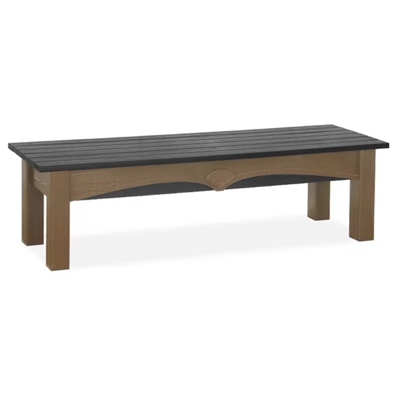 Outdoor Furniture Recycled Plastic - Banc en plastique recyclé imitation bois,