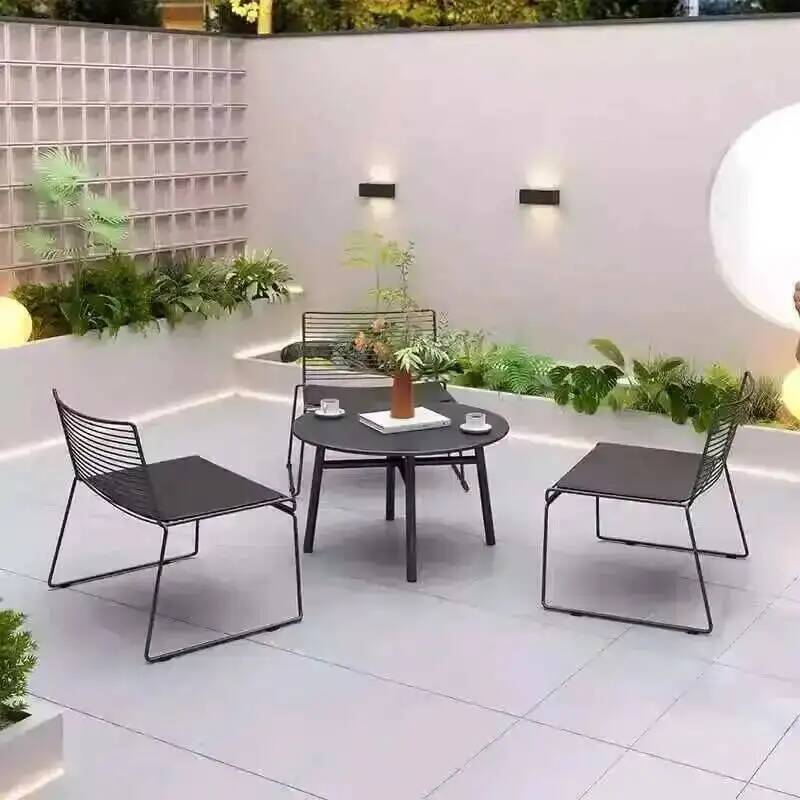 Outdoor Furniture For Cafe - Combinaison Table et chaise d'extérieur, café