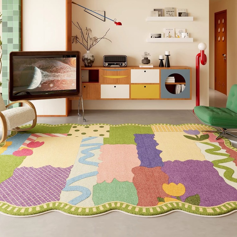 Outdoor Furniture For Cafe - Tapis de salon abstrait motif Dopamine,