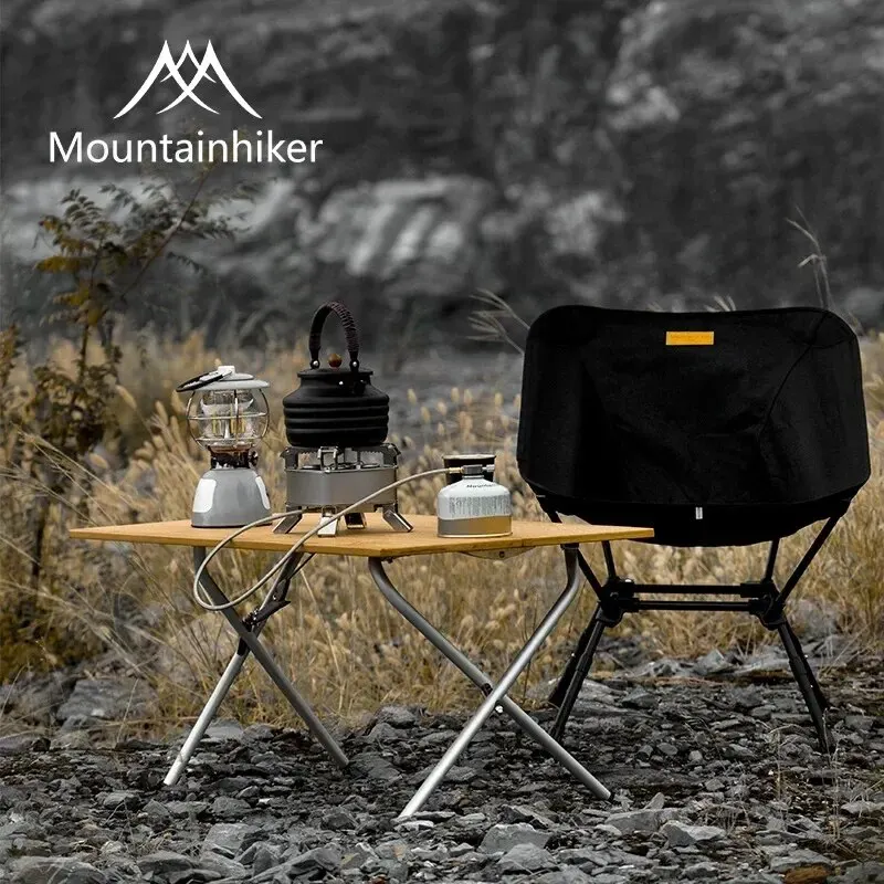 Outdoor Furniture Usa - MOUNTAINHIKER Table pliante en bambou 2/3,