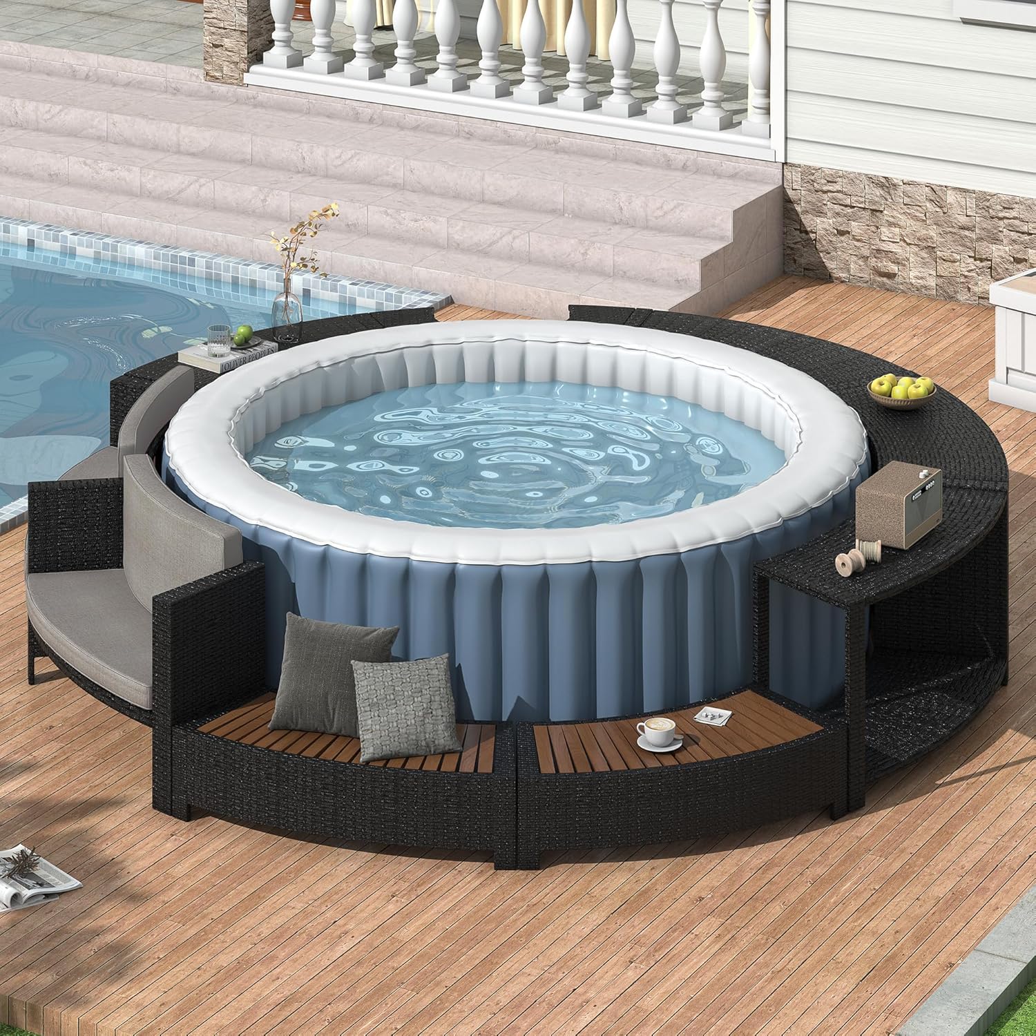 Ensemble de canapés de patio e - Outdoor Furniture Grey avis et prix