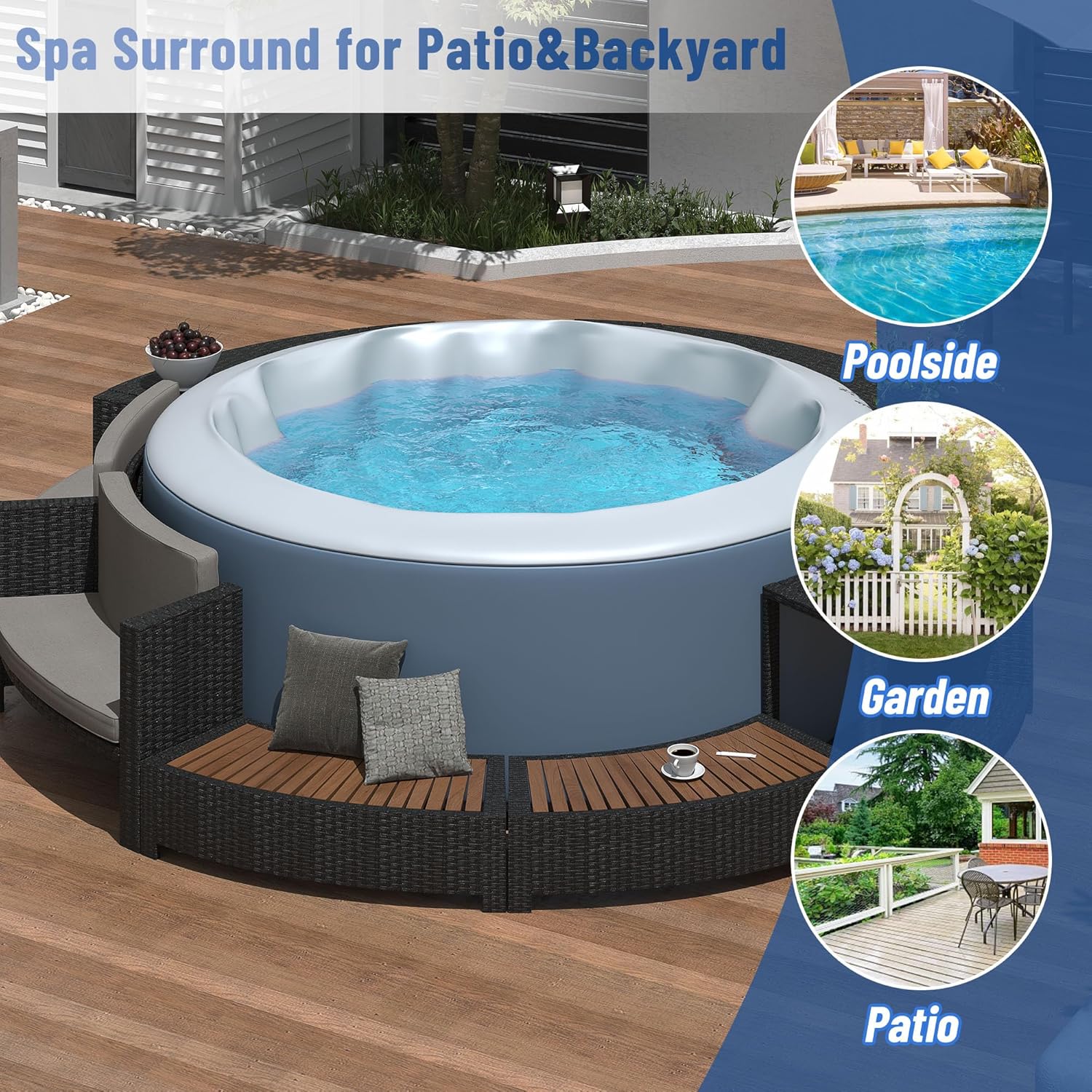 Ensemble de canapés de patio e - Outdoor Furniture Grey avis et prix