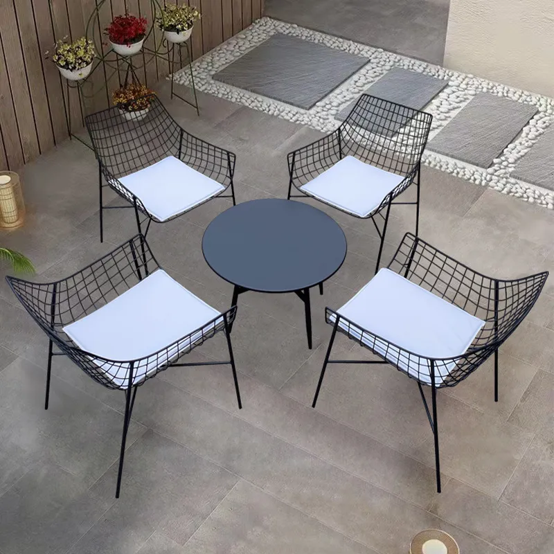 Ensemble table et chaises en f - Outdoor Furniture For Cafe avis et prix
