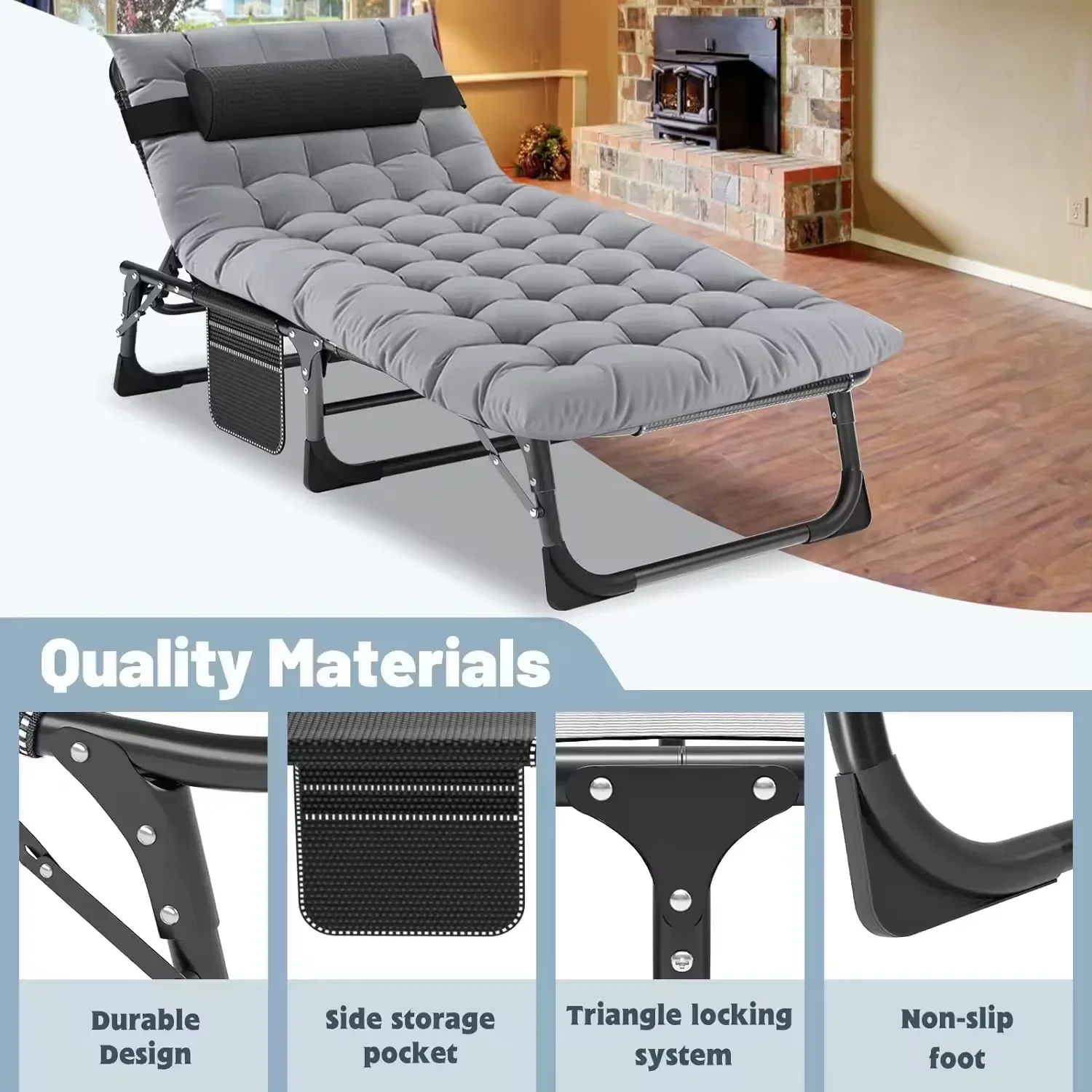 Lit pliant portable 20262024 e - Outdoor Furniture For Sale avis et prix
