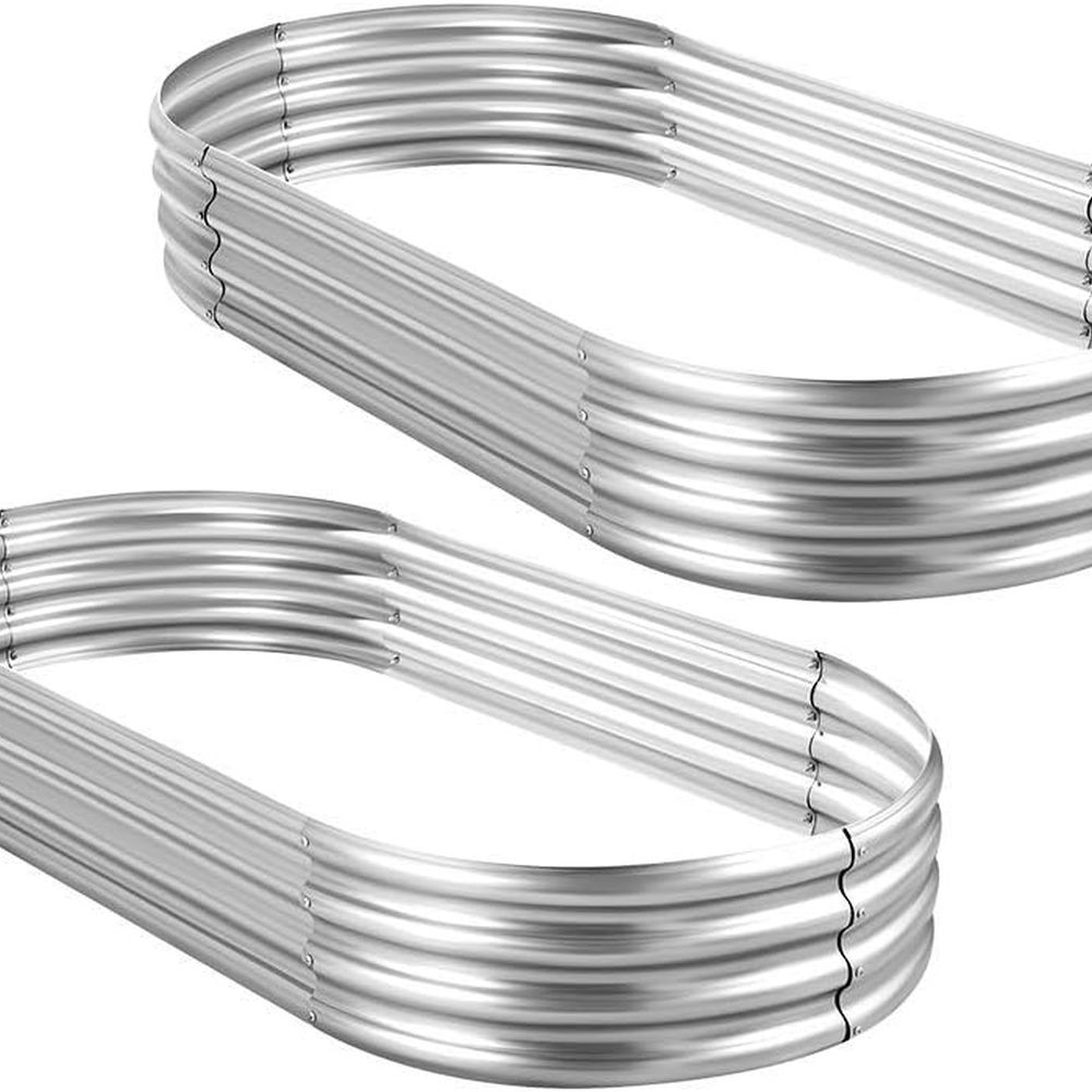 Paquet de 2 lits de jardin sur - Planter Raised Metal avis et prix