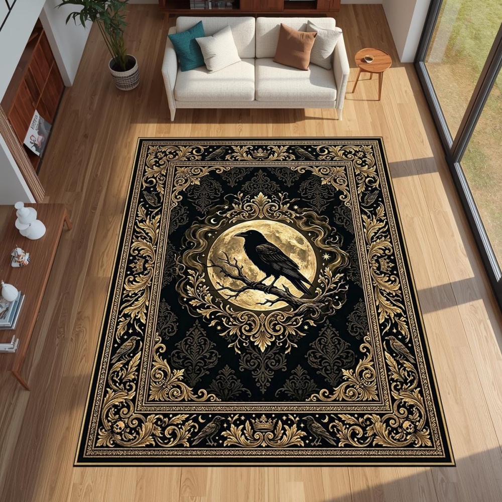 Grand tapis imprimé gothique G - Outdoor Furniture For Cafe avis et prix