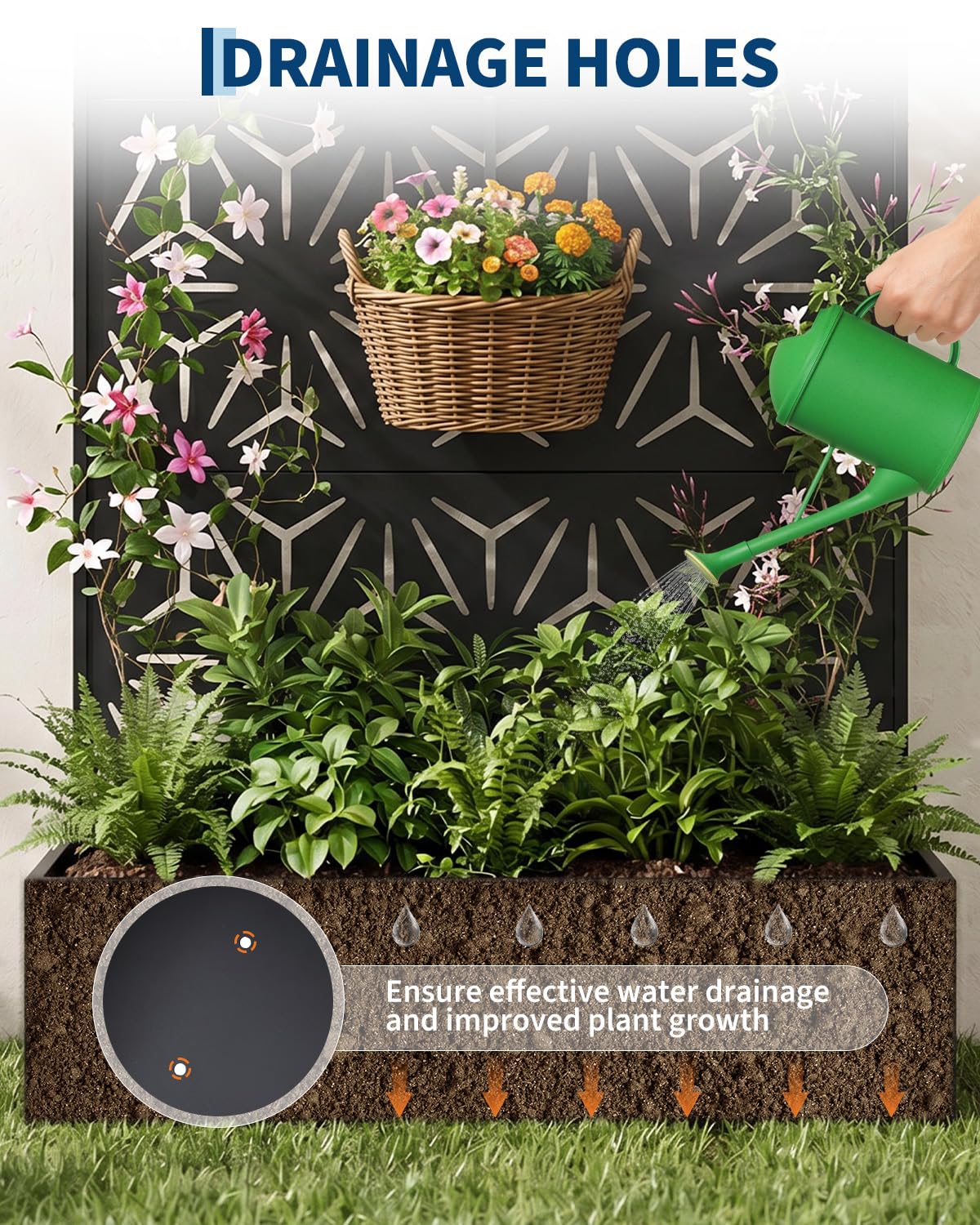 Jardinière en métal toutes sai - Planter Raised Metal avis et prix
