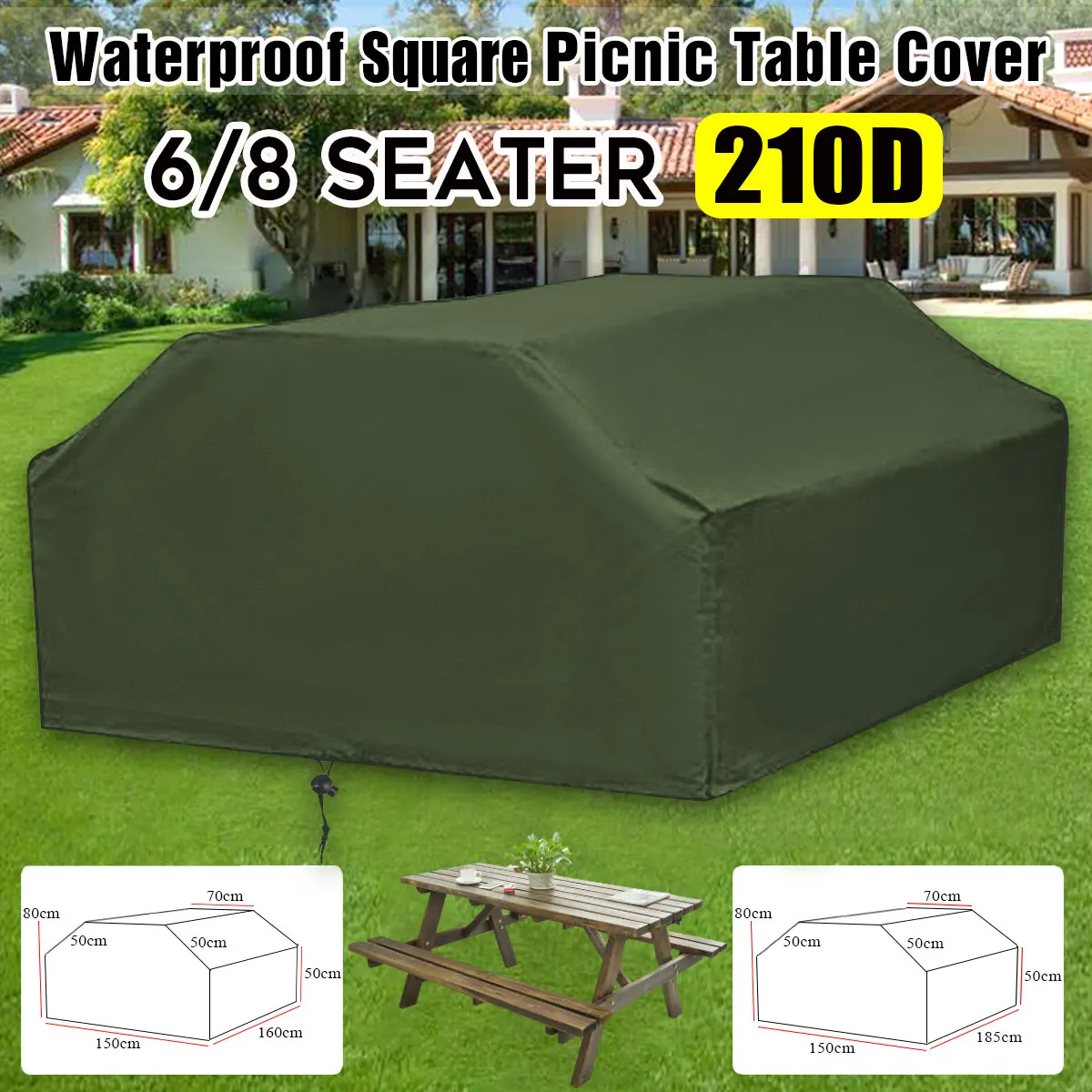 Juste de table de pique-nique  - Outdoor Furniture Grey avis et prix