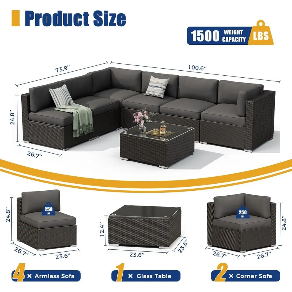 Ensemble de meubles de patio a - Outdoor Furniture Grey avis et prix