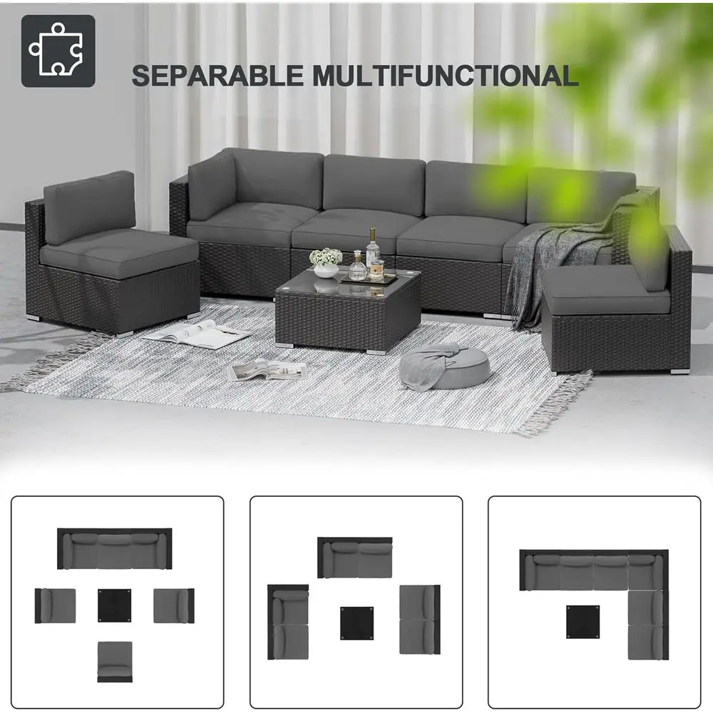 Ensemble de meubles de patio a - Outdoor Furniture Grey avis et prix