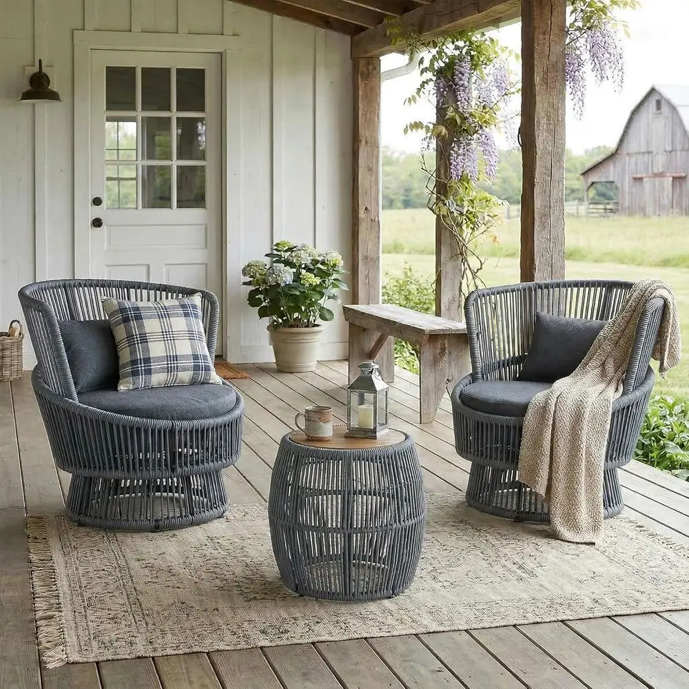 Ensemble de 2 fauteuils pivota - Outdoor Furniture Grey avis et prix
