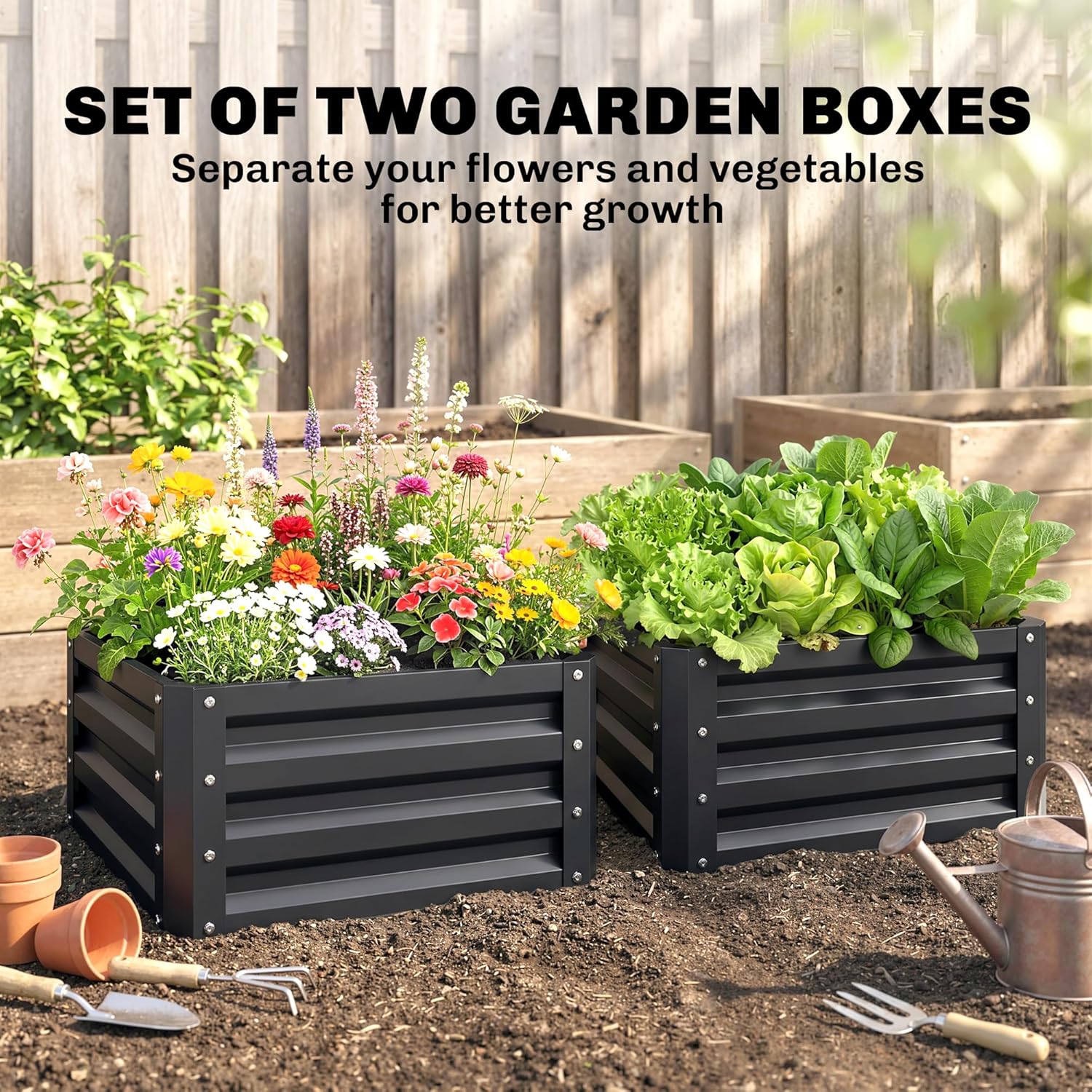 Jardinière surélevée galvanisé - Planter Raised Metal avis et prix