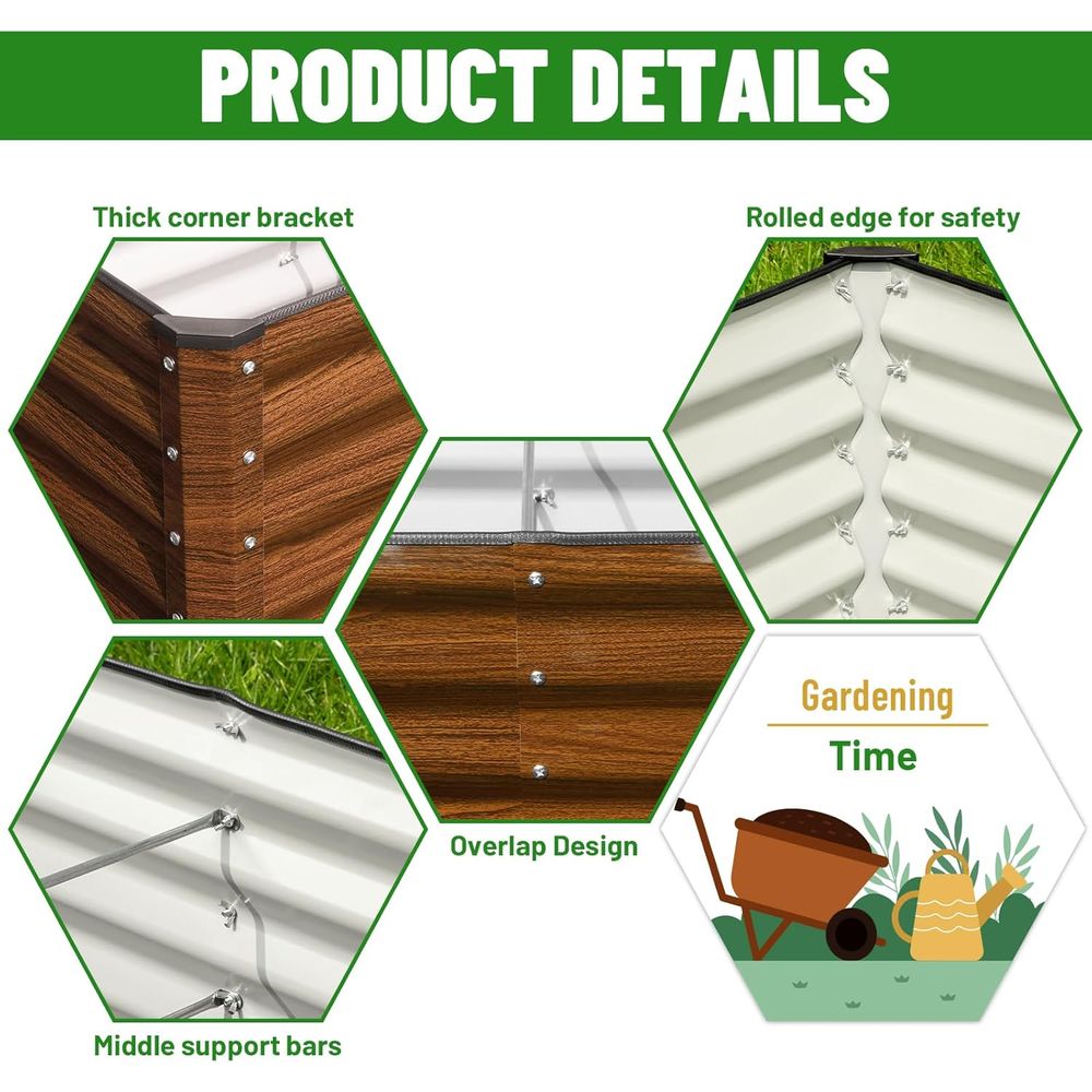 Kit de 2 jardinières surélevée - Planter Raised Metal avis et prix