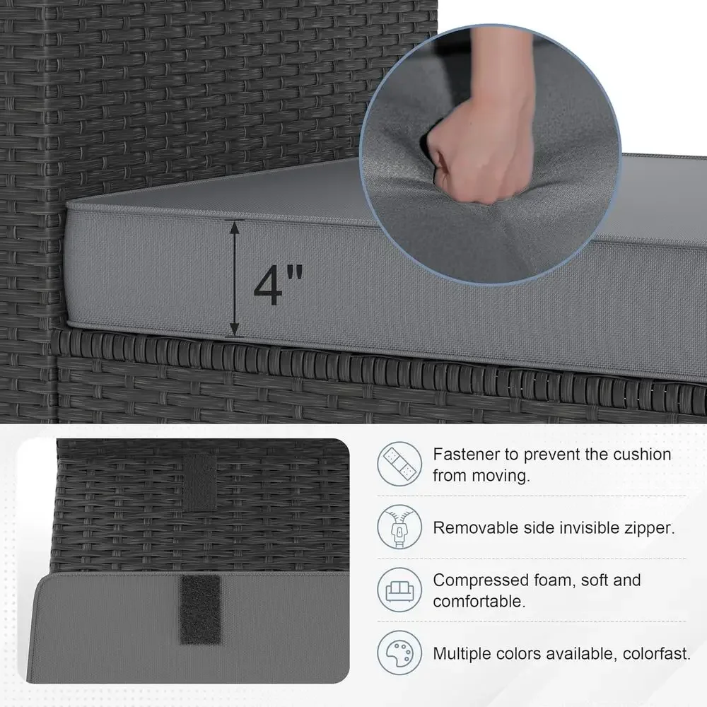 Ensemble de meubles de patio m - Outdoor Furniture Grey avis et prix