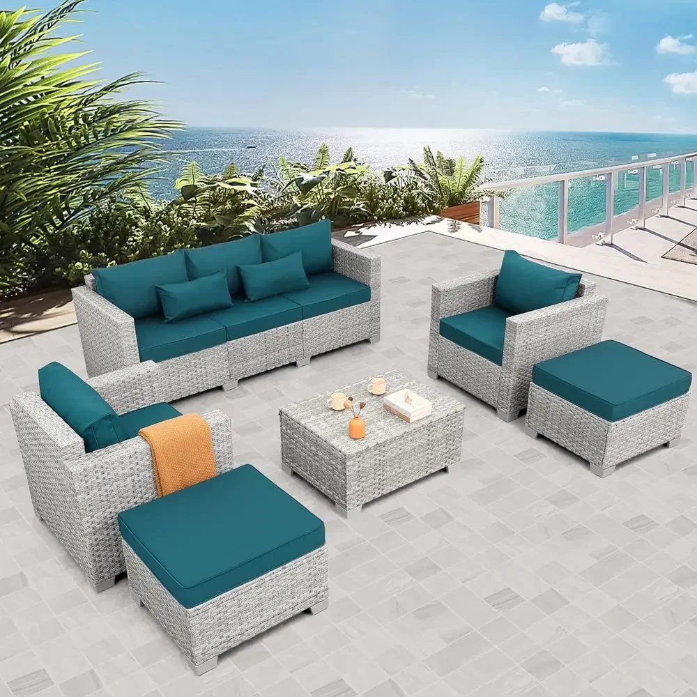 Ensemble de meubles de patio d - Outdoor Furniture Grey avis et prix