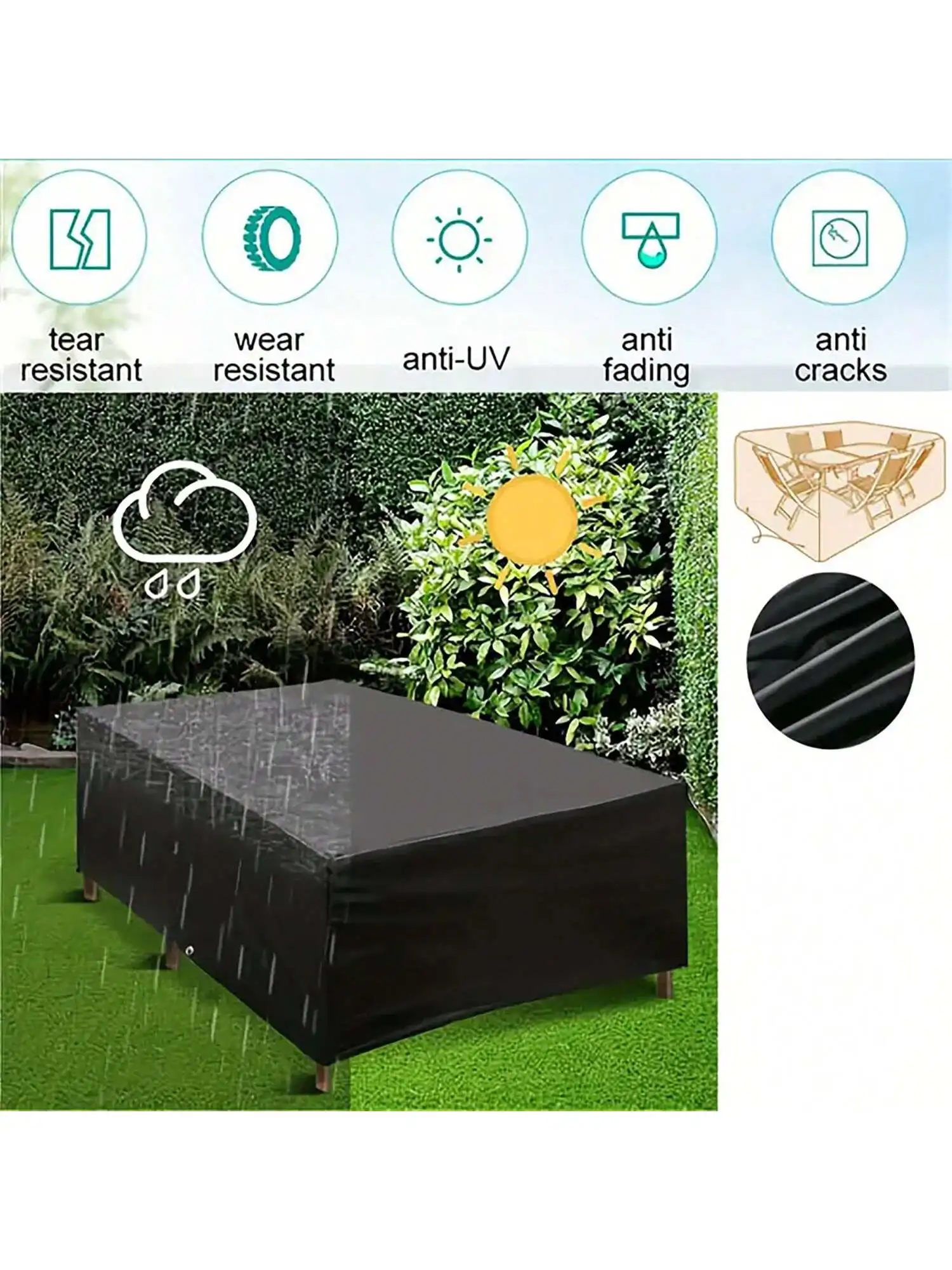 Juste anti-poussière imperméab - Outdoor Furniture Designer avis et prix