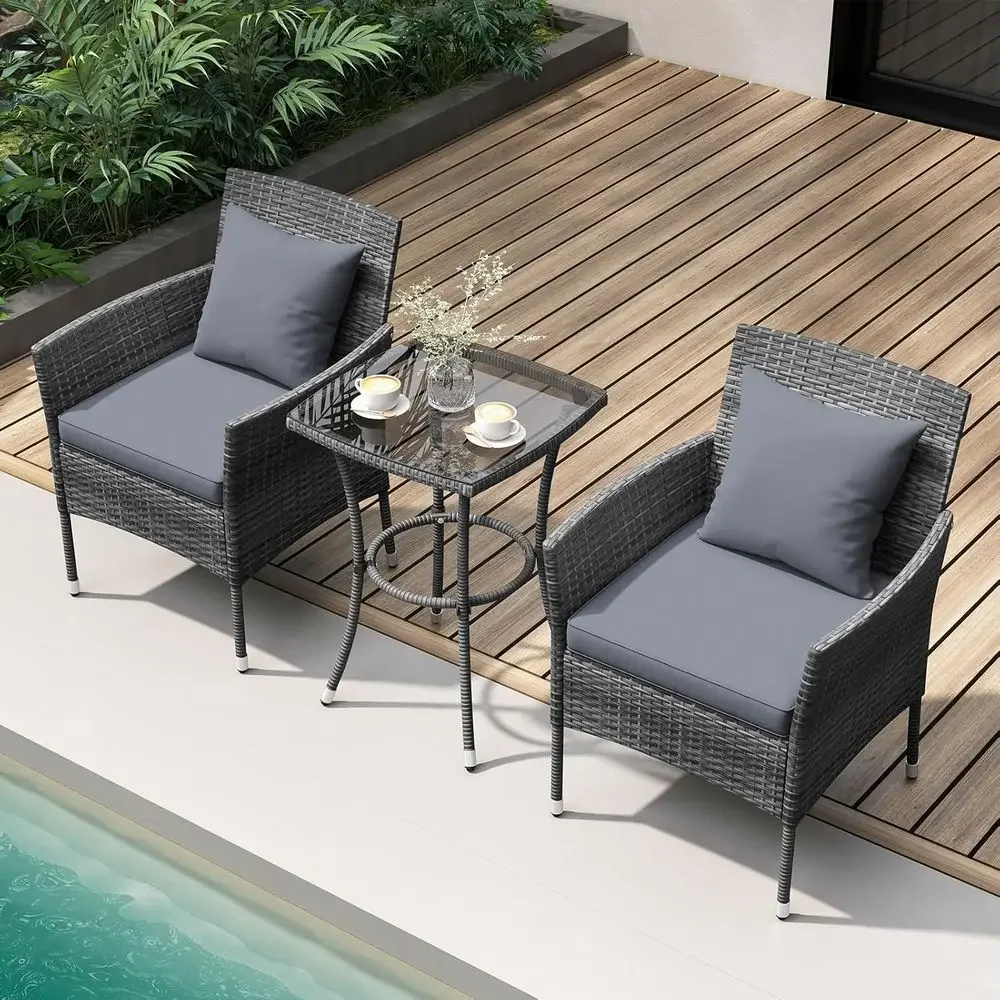 Ensemble de meubles de patio g - Outdoor Furniture Grey avis et prix