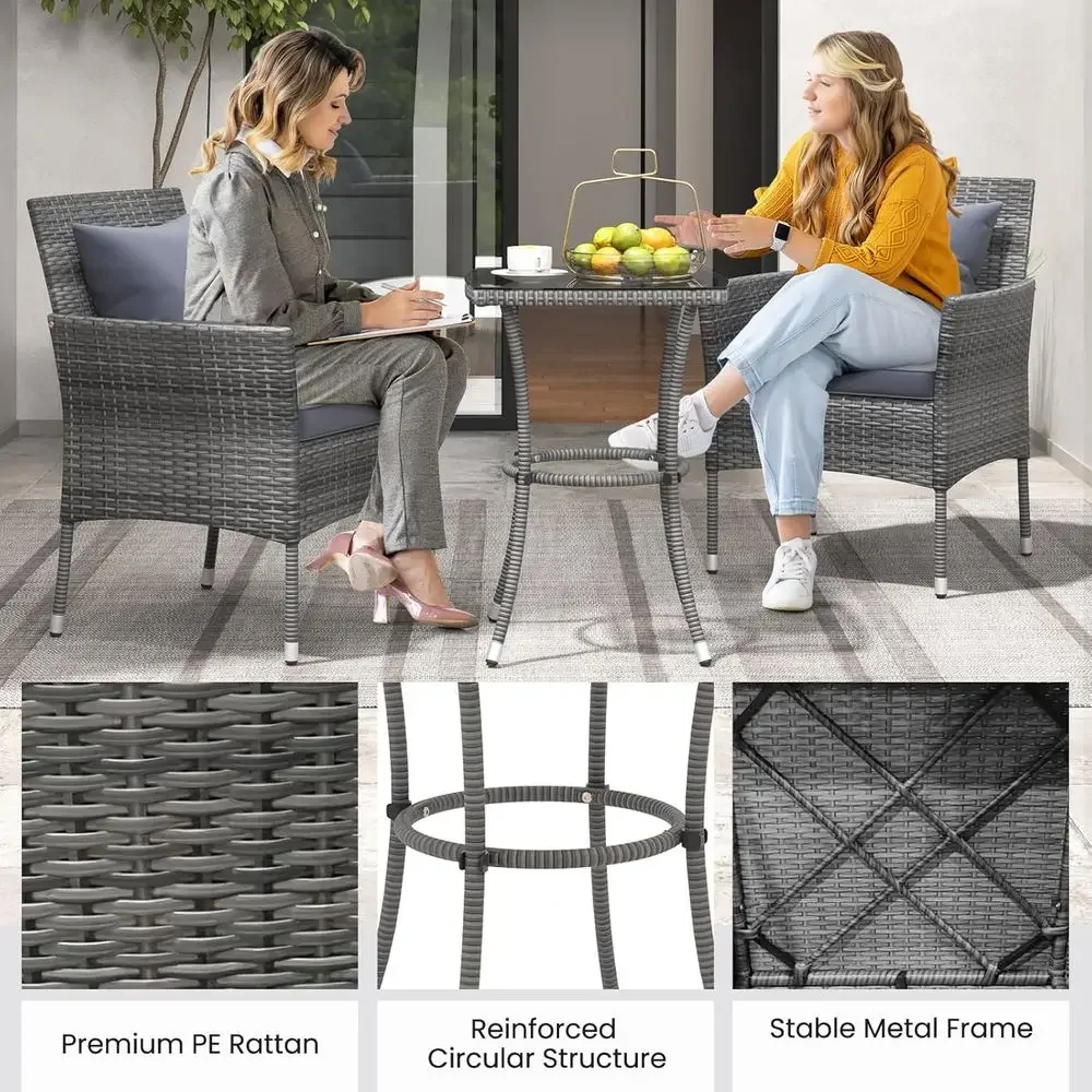 Ensemble de meubles de patio g - Outdoor Furniture Grey avis et prix