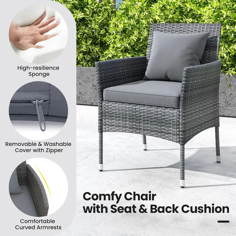 Ensemble de meubles de patio g - Outdoor Furniture Grey avis et prix