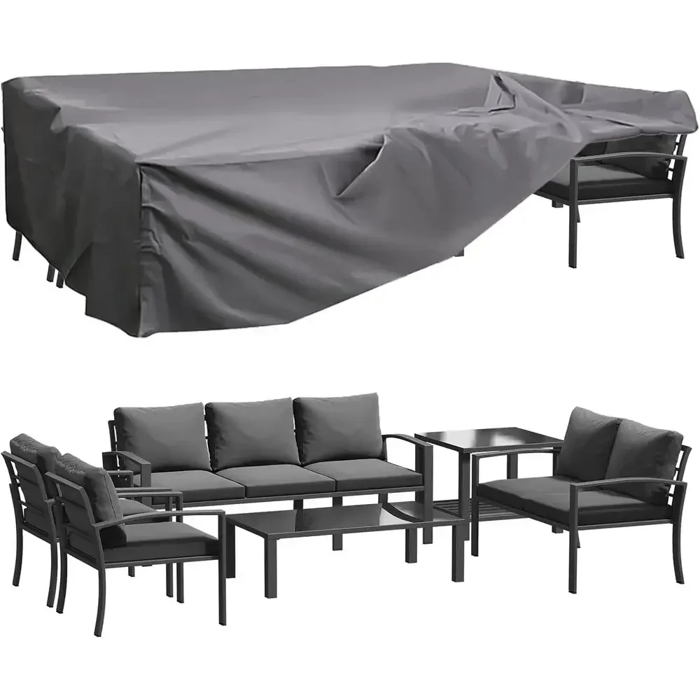 Ensemble de meubles de patio e - Outdoor Furniture Grey avis et prix