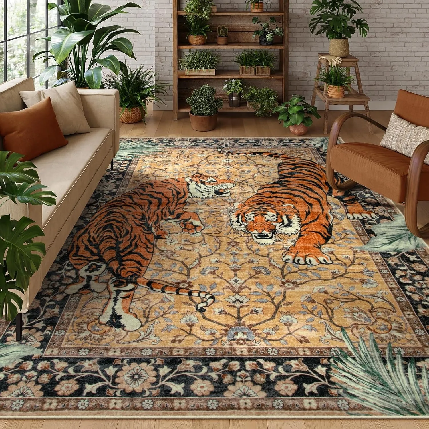 Tapis Tigre de la Jungle pour  - Outdoor Furniture For Cafe avis et prix