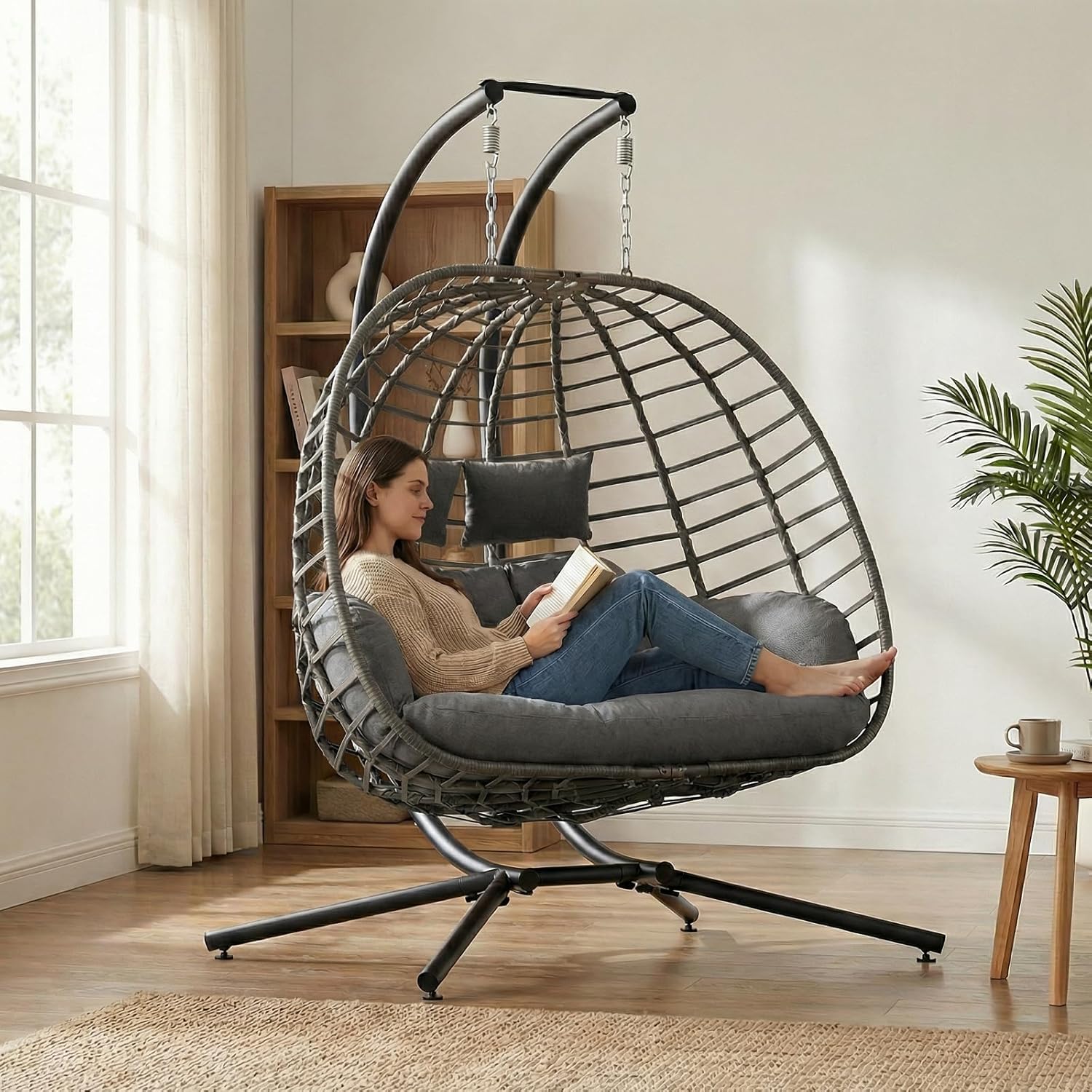 Fauteuil suspendu pour 2 perso - Outdoor Furniture Grey avis et prix