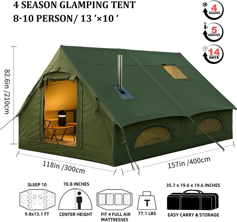 12 ㎡   Tente de camping gonfla - Outdoor Furniture Supplier avis et prix